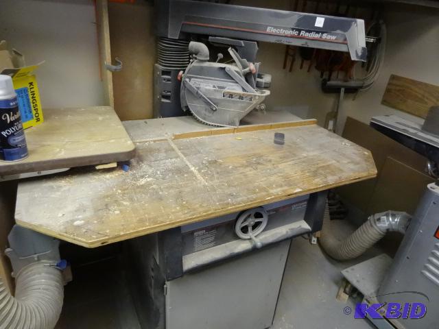 Craftsman Electronic Radial Saw. 10&quot 113...