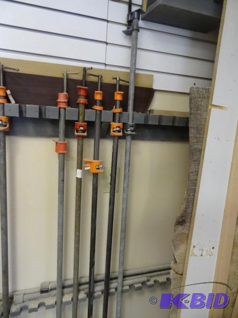54&quot pipe clamps x5...