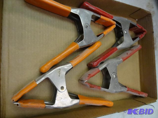 4 spring clamps...