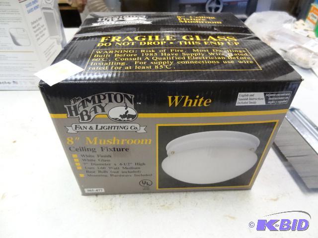 hampton bay 8&quot mushroom ceiling light . ...