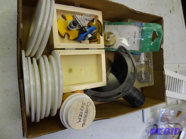 template guides. Inlay kit. Slot cutter. Tabl...