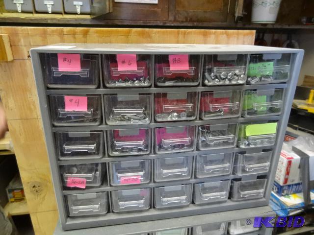 machine screw cabinet...
