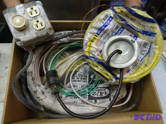 misc household electrical wire...