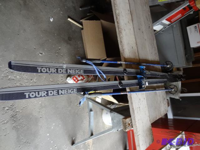 Nordic Cross Country Skis with Poles...