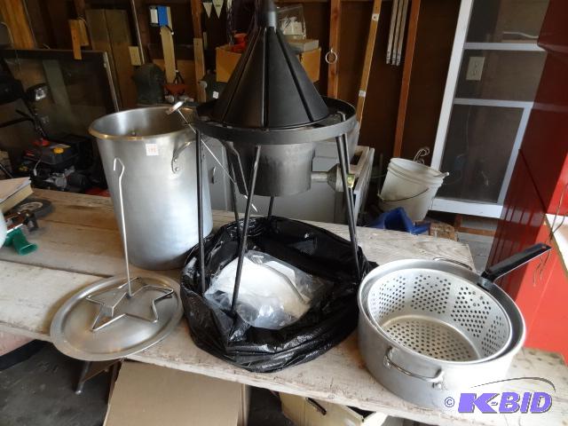 Complete Turkey and Fish Fryer Unit. Burner, ...