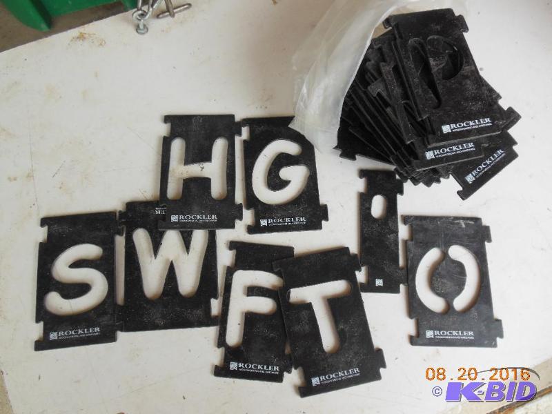 Rockler brand interlocking sign makers letter...