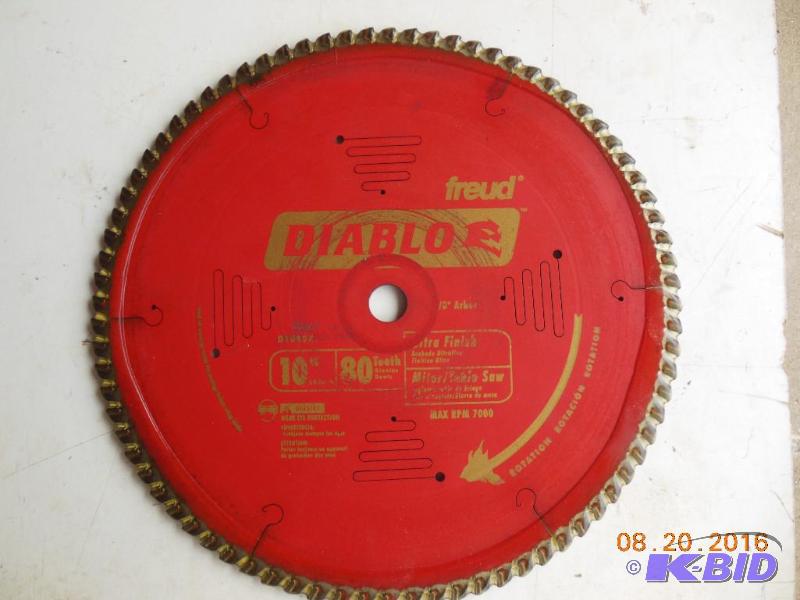 Diablo brand saw blade. 10&quot&nbsp 80 tee...