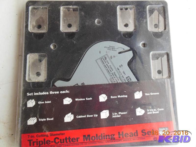 Craftsman molding cutter set. 7&quot. 58 ar...