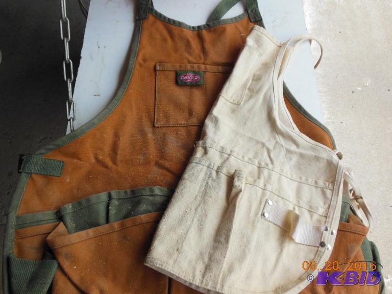 Shop aprons. Adult bucket boss. Kids canvas &...