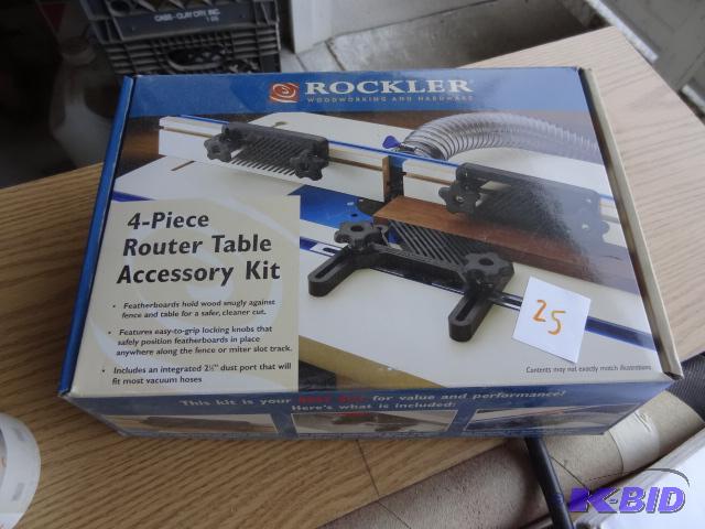 Rockler 4 pc. Router Table Accessory Kit...
