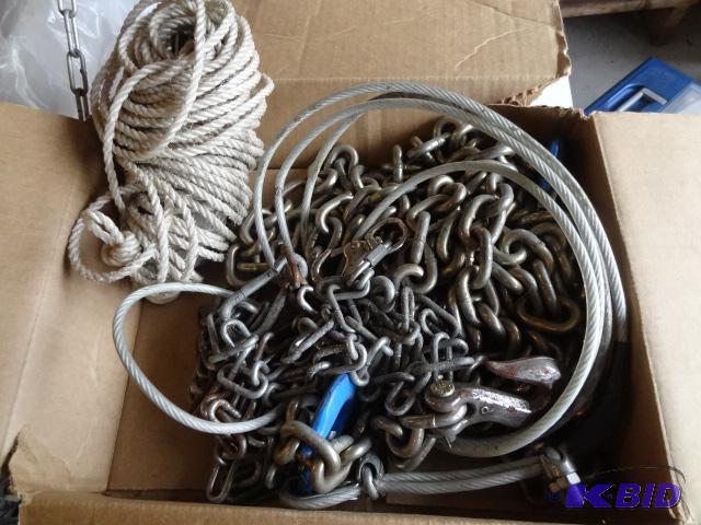 Misc. Rope, Cable and Log Chain...