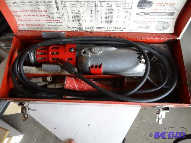 Milwaukee Rotary Hammer with Bits...