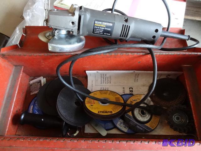 Craftsman 4 12&quot Angle Grinder. Misc. Cu...