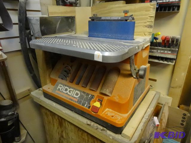 Ridgid Spindle and Belt Sander. Model EB44241...