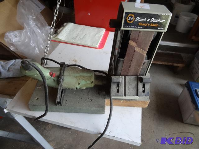 Black and decker sharp and sand. Drill powere...