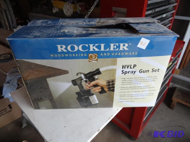 Rockler HVLP spray gun kit...