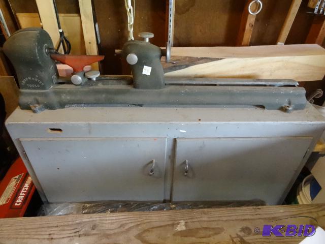 Shop master lathe. Comes with adapters and to...