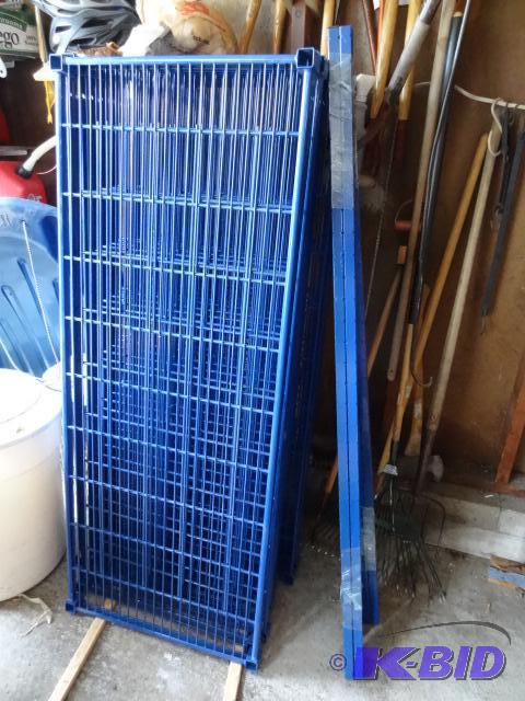 60x24x64 metal shelving unit. 4 shelves. Incl...