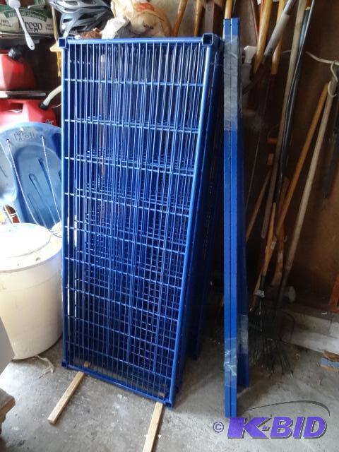 60x24x64 metal shelving unit. 4 shelves. Incl...