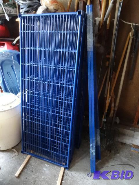 60x24x64 metal shelving unit. 4 shelves. Incl...