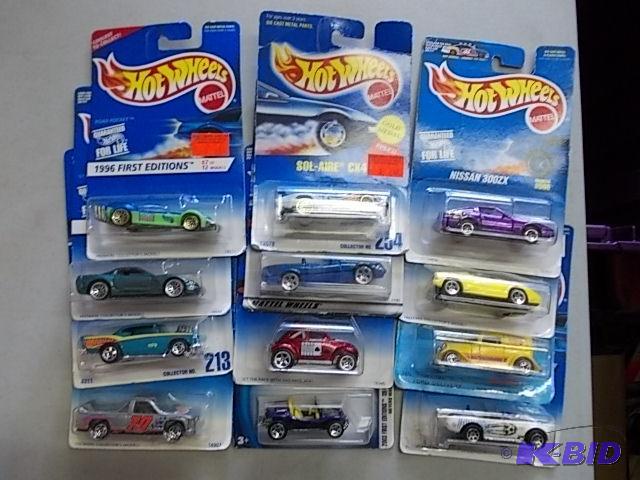 12 Assorted Hotwheels...