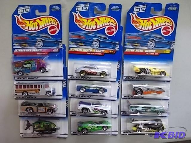 12 Assorted Hotwheels...