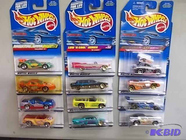 12 Assorted Hotwheels...