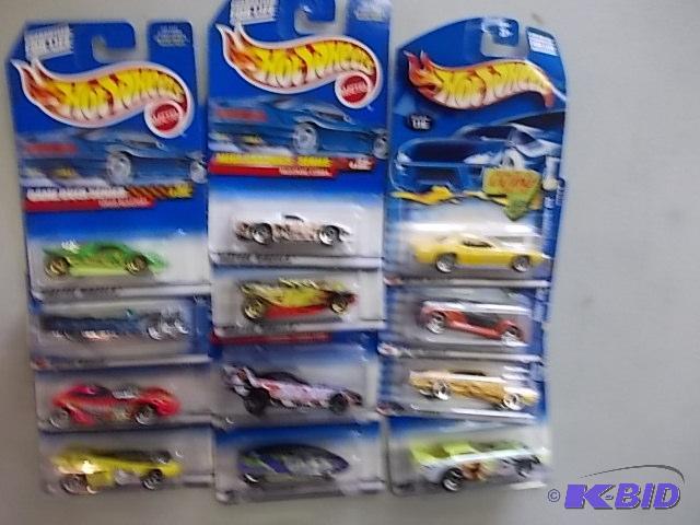 12 Assorted Hotwheels...