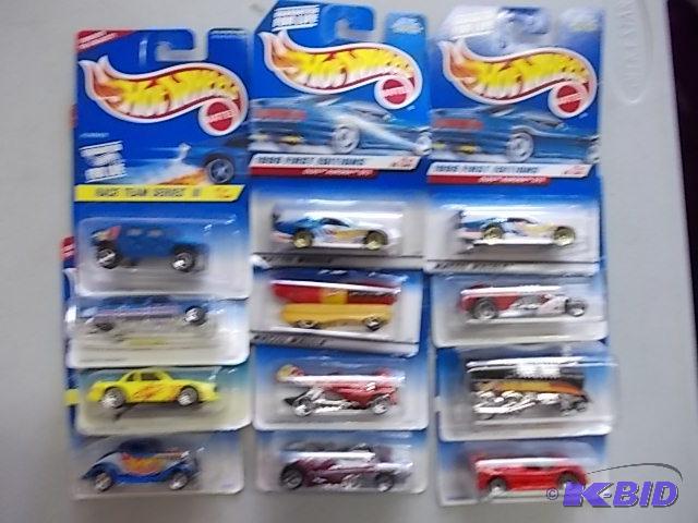 12 Assorted Hotwheels...