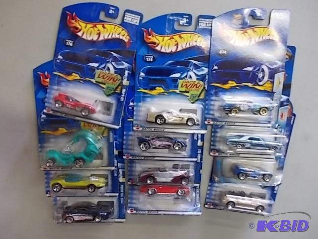 12 Assorted Hotwheels...