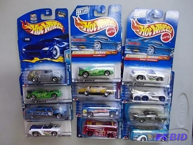 12 Assorted Hotwheels...