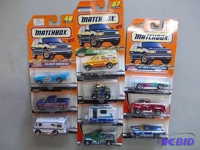 10 Matchbox Cars...