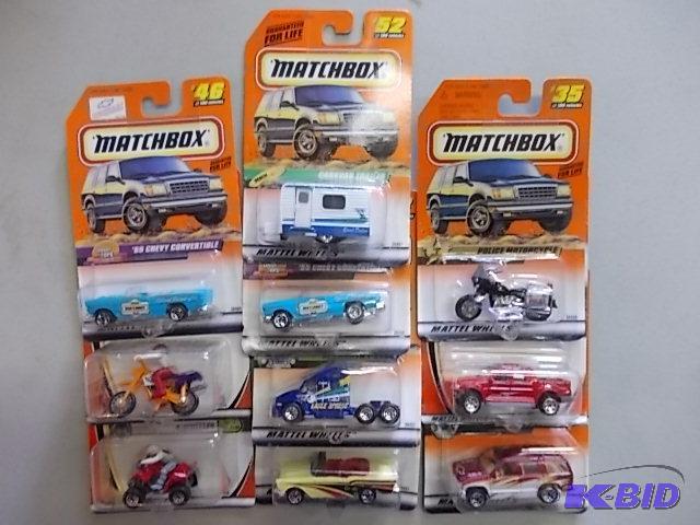 10 Matchbox Cars...
