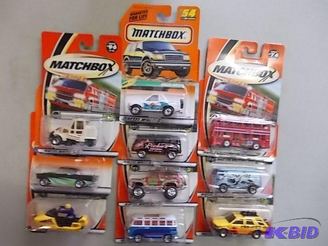 10 Matchbox Cars...