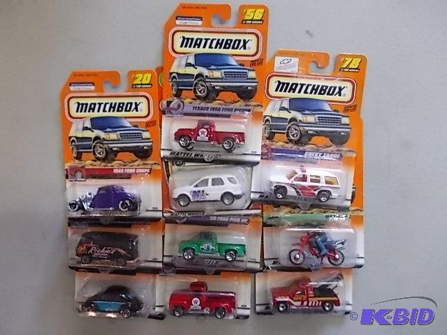 10 Matchbox Cars...