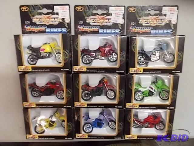 9 Motormax&nbspSuper Bikes 124 Scale Die Ca...