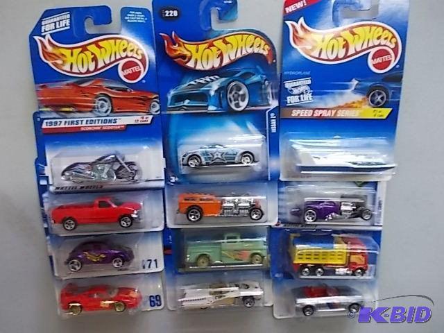 12 Assorted Hotwheels...