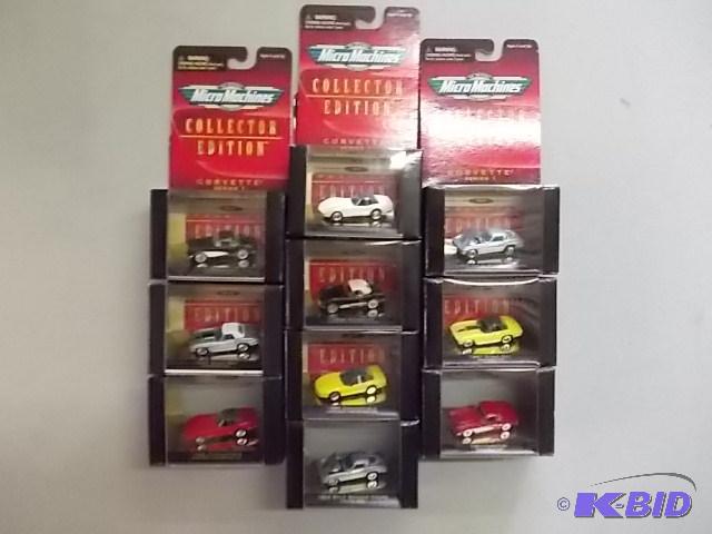 10 New In Box MicroMachines Collector Cars...