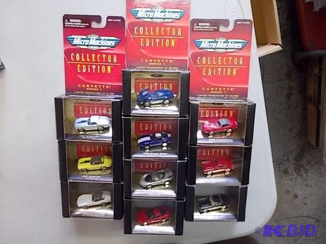 10 New In Box MicroMachines Collector Cars...