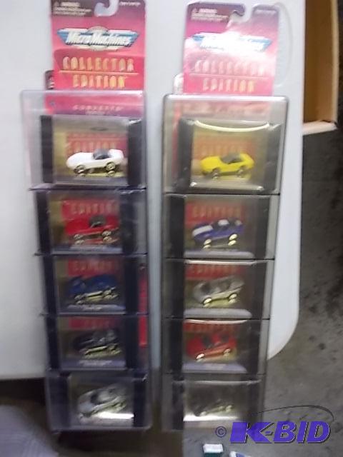 10 New In Box MicroMachines Collector Cars...