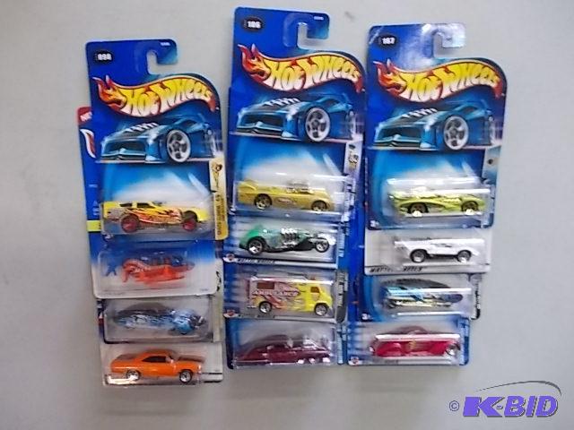 12 Assorted Hotwheels...