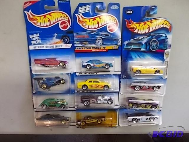 12 Assorted Hotwheels...
