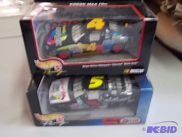 2 New In Box Hotwheels NASCAR Racing Collecto...