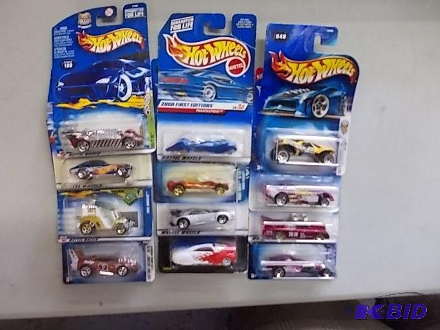 12 Assorted Hotwheels...