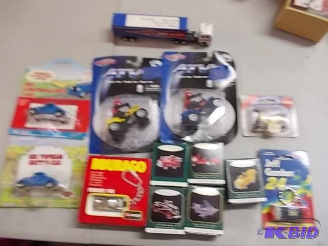 Hallmark Collector Ornaments, Key Fobs, ATVs...