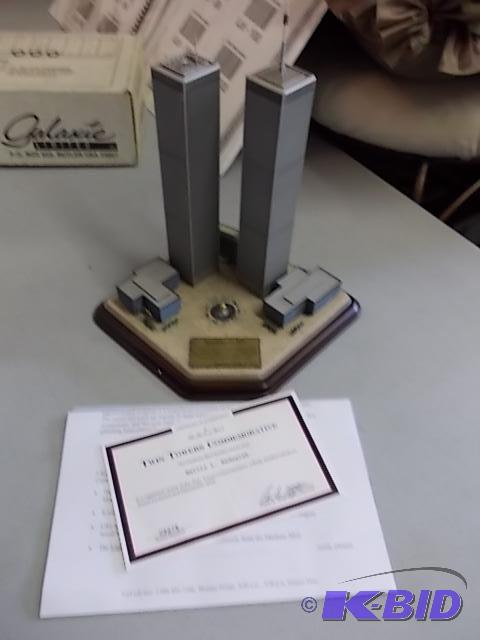 Twin Towers Figurine From The Danbury Mint...