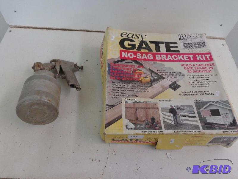 lot 108 image: Gate Bracket Kit Used for Making Gate or Swin...
