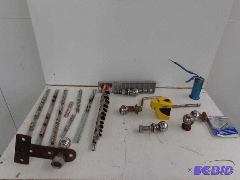 lot 113 image: Sockets, Holders, and Trailer Balls 12"...