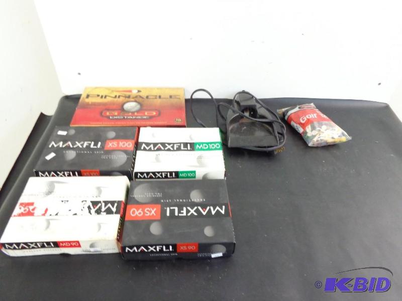 lot 144 image: Mixed Lot of New Golf Balls and More Pinnacle...