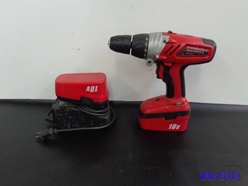 Durabuilt 18 Volt Drill w Charger and Ex North Auctions Old